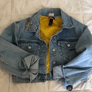 *~VINTAGE~* 90s cropped denim jacket